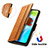 Leather Case Stands Flip Cover Holder S02D for Realme C30