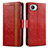 Leather Case Stands Flip Cover Holder S02D for Realme C30