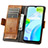 Leather Case Stands Flip Cover Holder S02D for Realme C30