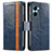 Leather Case Stands Flip Cover Holder S02D for Realme C33