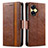 Leather Case Stands Flip Cover Holder S02D for Realme C55