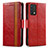 Leather Case Stands Flip Cover Holder S02D for Realme GT Master 5G Red