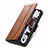 Leather Case Stands Flip Cover Holder S02D for Realme GT2 5G