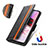 Leather Case Stands Flip Cover Holder S02D for Realme Narzo 50 5G