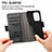 Leather Case Stands Flip Cover Holder S02D for Samsung Galaxy A72 4G