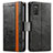 Leather Case Stands Flip Cover Holder S02D for Samsung Galaxy M02s