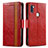 Leather Case Stands Flip Cover Holder S02D for Samsung Galaxy M11