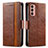 Leather Case Stands Flip Cover Holder S02D for Samsung Galaxy M13 4G