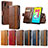 Leather Case Stands Flip Cover Holder S02D for Samsung Galaxy M21