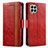 Leather Case Stands Flip Cover Holder S02D for Samsung Galaxy M33 5G