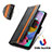 Leather Case Stands Flip Cover Holder S02D for Samsung Galaxy M40S