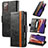 Leather Case Stands Flip Cover Holder S02D for Samsung Galaxy Note 20 5G