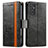 Leather Case Stands Flip Cover Holder S02D for Samsung Galaxy Quantum2 5G