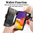 Leather Case Stands Flip Cover Holder S02D for Samsung Galaxy Quantum4 5G