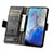 Leather Case Stands Flip Cover Holder S02D for Samsung Galaxy S20 5G