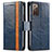 Leather Case Stands Flip Cover Holder S02D for Samsung Galaxy S20 FE 4G