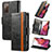 Leather Case Stands Flip Cover Holder S02D for Samsung Galaxy S20 FE 4G