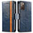 Leather Case Stands Flip Cover Holder S02D for Samsung Galaxy S20 Lite 5G