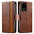 Leather Case Stands Flip Cover Holder S02D for Samsung Galaxy S20 Ultra 5G