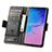 Leather Case Stands Flip Cover Holder S02D for Samsung Galaxy S20 Ultra 5G