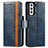 Leather Case Stands Flip Cover Holder S02D for Samsung Galaxy S21 5G