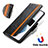 Leather Case Stands Flip Cover Holder S02D for Samsung Galaxy S21 FE 5G