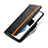 Leather Case Stands Flip Cover Holder S02D for Samsung Galaxy S21 FE 5G