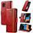 Leather Case Stands Flip Cover Holder S02D for Samsung Galaxy XCover 6 Pro 5G