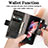 Leather Case Stands Flip Cover Holder S02D for Samsung Galaxy Z Fold3 5G