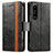 Leather Case Stands Flip Cover Holder S02D for Sony Xperia 1 III