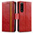 Leather Case Stands Flip Cover Holder S02D for Sony Xperia 1 III