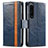 Leather Case Stands Flip Cover Holder S02D for Sony Xperia 1 IV