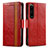 Leather Case Stands Flip Cover Holder S02D for Sony Xperia 1 IV