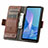 Leather Case Stands Flip Cover Holder S02D for Sony Xperia 10 III