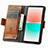 Leather Case Stands Flip Cover Holder S02D for Sony Xperia 10 IV