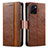 Leather Case Stands Flip Cover Holder S02D for Vivo Y01