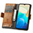 Leather Case Stands Flip Cover Holder S02D for Vivo Y77 5G