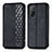 Leather Case Stands Flip Cover Holder S02D for Xiaomi Mi 10T 5G Black