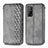 Leather Case Stands Flip Cover Holder S02D for Xiaomi Mi 10T Pro 5G Gray