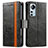 Leather Case Stands Flip Cover Holder S02D for Xiaomi Mi 12 Pro 5G Black