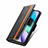 Leather Case Stands Flip Cover Holder S02D for Xiaomi Redmi 10 (2022)