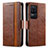 Leather Case Stands Flip Cover Holder S02D for Xiaomi Redmi K40S 5G