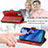 Leather Case Stands Flip Cover Holder S02D for Xiaomi Redmi Note 10 5G