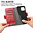 Leather Case Stands Flip Cover Holder S02D for Xiaomi Redmi Note 11 SE India 4G