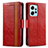 Leather Case Stands Flip Cover Holder S02D for Xiaomi Redmi Note 12 4G Red