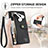 Leather Case Stands Flip Cover Holder S03D for Apple iPhone 13