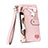 Leather Case Stands Flip Cover Holder S03D for Apple iPhone 13