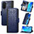 Leather Case Stands Flip Cover Holder S03D for Huawei Nova Y70