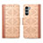 Leather Case Stands Flip Cover Holder S03D for Motorola Moto G200 5G