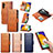 Leather Case Stands Flip Cover Holder S03D for Samsung Galaxy A04s